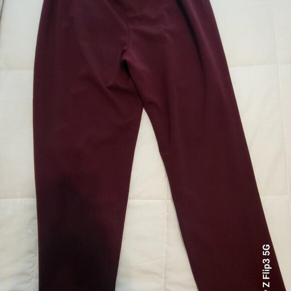 Ashely Blue Tie Wasited Wide Leg Slacks - Picture 2 of 2